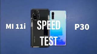 Xiaomi Mi 11i vs Huawei P30 Speed Test