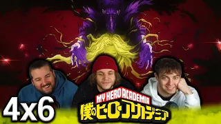 OVERHAUL IS A MONSTER!!! | My Hero Academia 4x6 "An Unpleasant Talk" Group Reaction!