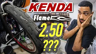 Kenda FLAME 2.50, maior que o MAXXIS