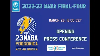 2023 WABA Final-Four Opening Press Conference
