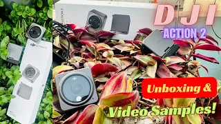 DJI Action2  unbox and video samples