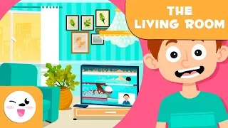 Learning the Living Room - Vocabulary for kids - New words