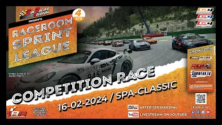 RRN | SRB | R3E | GT4 Sprint League Race 1 @ Spa Francorchamp GP (no commentary)