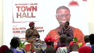 Town Hall with APC Mayoral Candidate for Freetown Yvonne Aki-Sawyerr