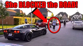 Angry KAREN Tries to Stop RACECAR BIRTHDAY PARADE for Kids!! **COPS CALLED, KARENS ARRESTED**