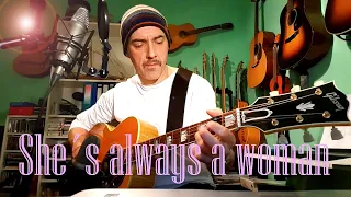 She´s always a woman - Wonderful Billy Joel Acoustic Guitar Cover