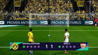 PES 2021 | Sevilla vs Borussia Dortmund | Penalty Shootout | Gameplay PC