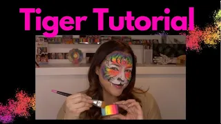 Updated Tiger Face Paint Tutorial ~ Arielpaints