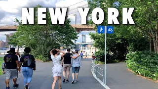New York City Walking Tour: BROOKLYN HEIGHTS Promenade to Dumbo in Brooklyn【4K】