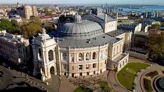Odessa cinematic drone view 4K