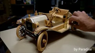 1911 Ford Model TRoadster 1/10 Size Wood Craft