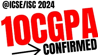 ICSE/ISC Results 2024|Results Will Come in CGPA or Per cent? Results Date confirm@TuitionICSEOnline