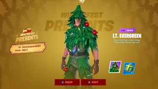 Opening All 14 Presents In One Video (by HomelessJedi024) [Winterfest Fortnite Chapter 2 Season 1]