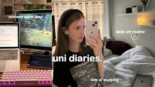 Uni Diaries: a study vlog! a busy week before midterms, daily uni routine & assignments