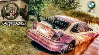 Rebuilding a BMW M3 E46 (Most Wanted) - NFS HEAT - LOGITECH G29 Gameplay