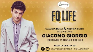 Giacomo Giorgio, dopo "Mare fuori" e "Doc. Nelle tue mani" è ospite a FqLife