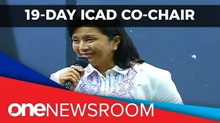Robredo served for 19 days as ICAD co-chairperson