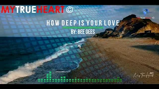 ♬ How Deep Is Your Love - Lyric Video | BEE GEES || 4K