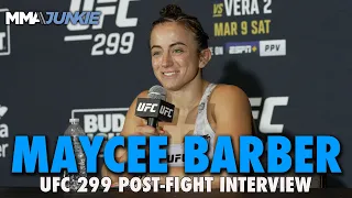 Maycee Barber Achieved Goal to 'Bully and Dominate' For 6th Straight Win | UFC 299