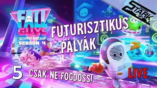 Fall Guys - 5.Rész (Káosz a Futurisztikus Pályákon) - Stark LIVE