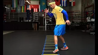 Fastest Feet In Boxing: LOMACHENKO Footwork Drill | Ломаченко. Самые быстрые ноги в боксе.