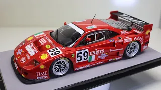 1/18 Tecnomodel Ferrari F40 GTE Team Ennea Srl No.59