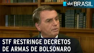 STF forma maioria e restringe decretos de armas de Bolsonaro | SBT Brasil (20/09/22)