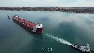 ROGER BLOUGH Tow on the St. Clair River, October 30, 2022