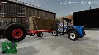 Farming Simulator 19 #3 raccolta balle quadrate di paglia