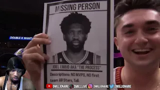 dMillionaire REACTION to JxmyHighroller Joel Embiid Caught Cheating!