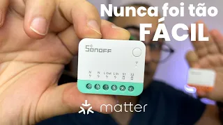 Lançamento - Sonoff MINIR4M Extreme Matter compatível com Alexa, Google, Home Assistant e Homekit