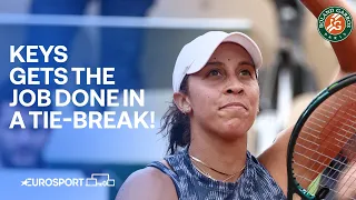 DRAMATIC END as Madison Keys beats Mayar Sherif in tie-break 🔥 | 2024 French Open 🇫🇷