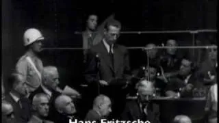 Statement of Nuremberg defendant Hans Fritzsche, Aug. 31, 1946, Day 216 (translated captions)