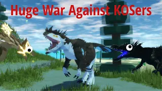 War Against KOSers! | Dinosaur Simulator Roblox