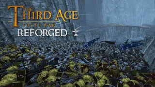 HUGE Siege Battle In The DEPTHS of MORIA! - Third Age Total War: Reforged!