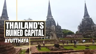 THE REMARKABLE RUINED CAPITAL OF THAILAND: Ayutthaya, Thailand -- Temples Vlog  //  229