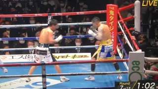 Ioka vs Fukunaga Live(Outrageous exchange of punches in the 2nd half)