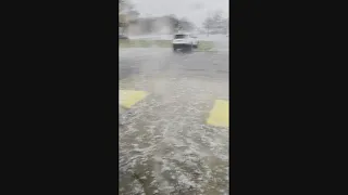 Friday storm brings heavy hail into central Iowa