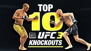 EA SPORTS UFC 3 - TOP 10 UFC 3 KNOCKOUTS - Community KO Video ep. 3