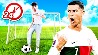 ΖΩ ΣΑΝ ΤΟΝ RONALDO ΓΙΑ 24 ΩΡΕΣ !!