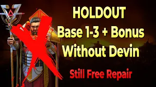 War Commander | HOLDOUT 12/04/2024 | Base 1-3 + Bonus | Without Devin |  Free Repair