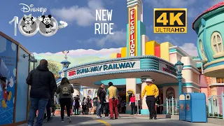 FULL 4K POV | MICKEY AND MINNIE'S RUNAWAY RAILWAY | DISNEYLAND CALIFORNIA | OPENING DAY 2023