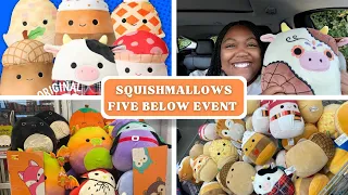 Squishmallow Hunting | Five Below Event | Harvest Squish | I Found DOTD Ronnie The Cow | & More