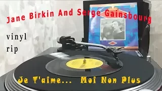 Jane Birkin And Serge Gainsbourg ‎– Je T'aime     Moi Non Plus (vinyl rip)