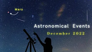 Astronomical Events December 2022 | Mars at Opposition | Geminids | Ursids | StarGazing |Night Sky