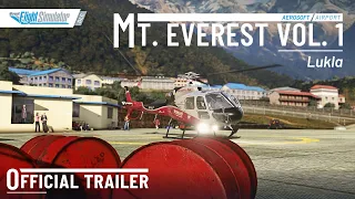 Aerosoft Mt. Everest Airports Vol. 1 - Lukla for MSFS | Official Trailer