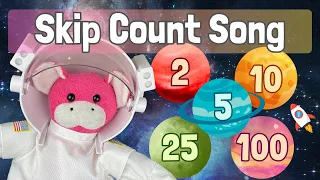 Skip Count Song | Count by 2s, 5s, 10s, 25s, 100s | Math Notes with Rocko