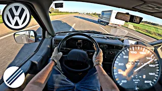 1994 Volkswagen T4 1.9 TD TOP SPEED DRIVE ON GERMAN AUTOBAHN 🏎