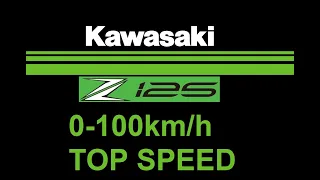 Kawasaki Z125 2019 TOP SPEED V-MAX 0-100 [2021]