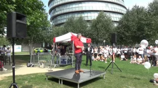 Vincent Regan's Speech CRY Heart of London Bridges Walk 2017